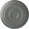 Ekena Millwork Caputo Ceiling Medallion (Fits Canopies up to 6"), Hand-Painted Silver, 24 1/4"OD x 1 1/2"P CM24CASLS - alternate 1